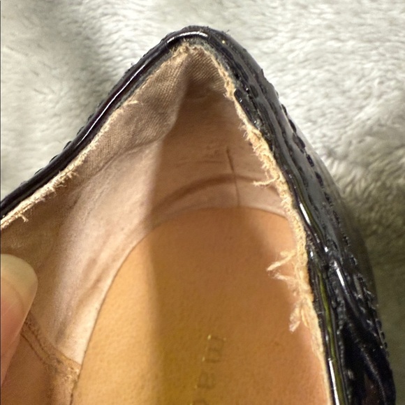 Madden Girl Black Patent Leather Platform Oxford Loafers - Picture 4 of 12